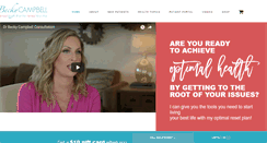 Desktop Screenshot of drbeckycampbell.com